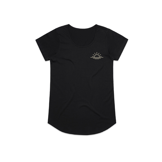 Women's | I Don't Believe In Bad Days | Scoop Neck Tee