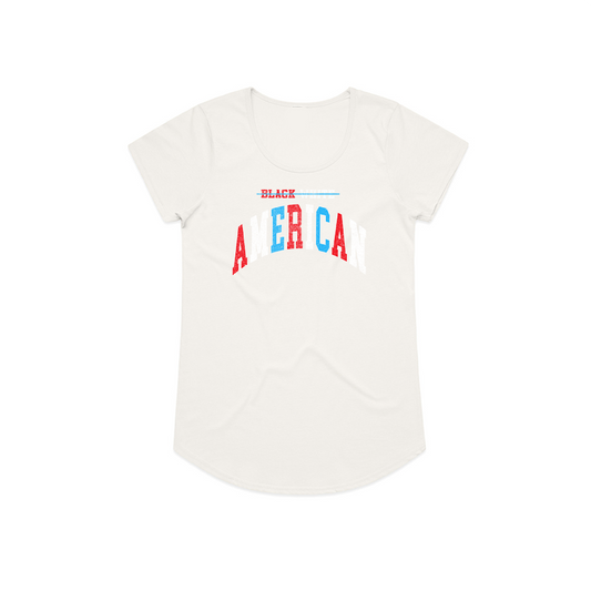 Women's | American | Scoop Neck Tee