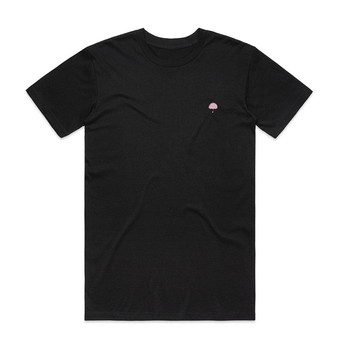 Unisex | Pink October Umbrella Logo | Crew Tee