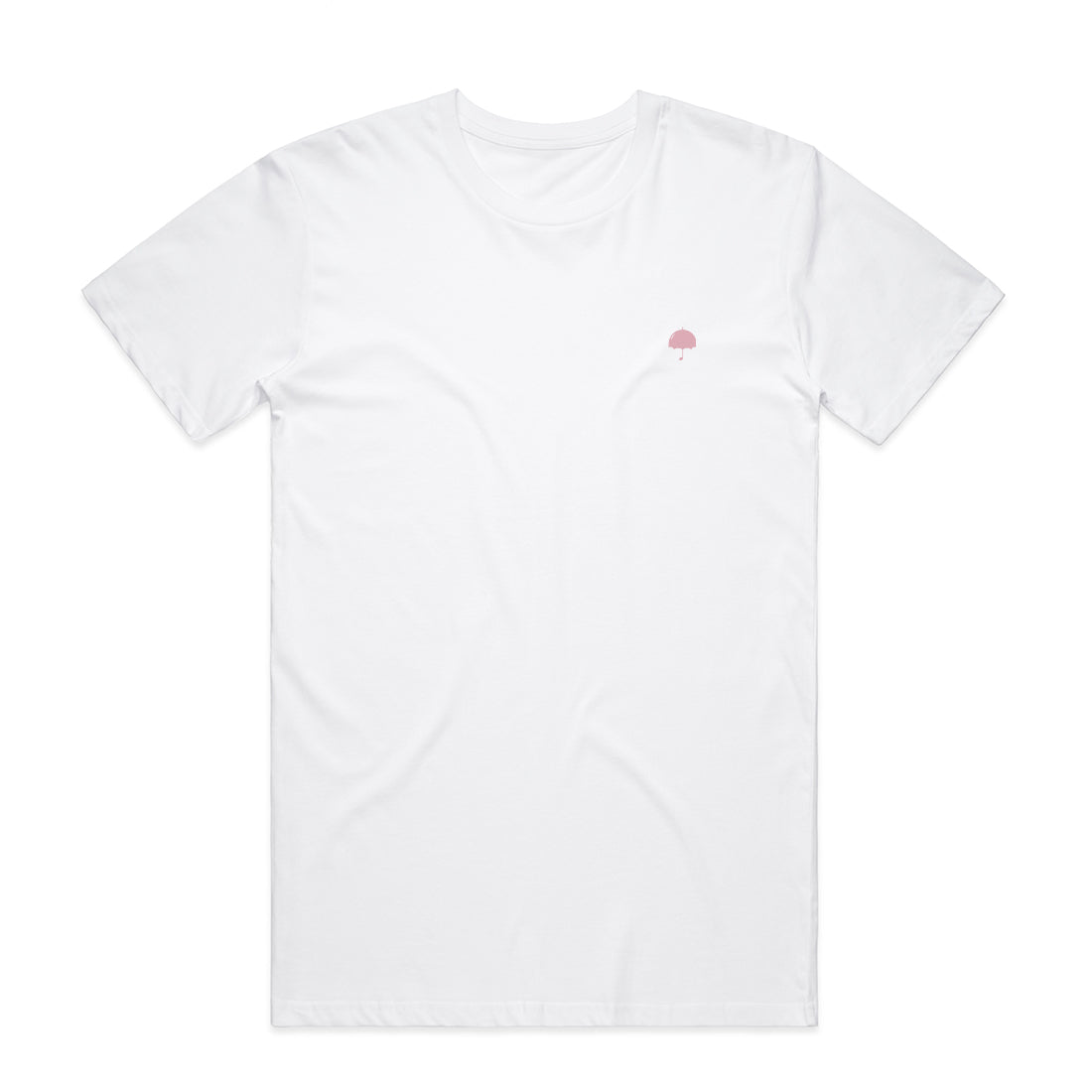 Unisex | Pink October Umbrella Logo | Crew Tee