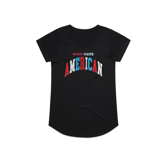 Women's | American | Scoop Neck Tee