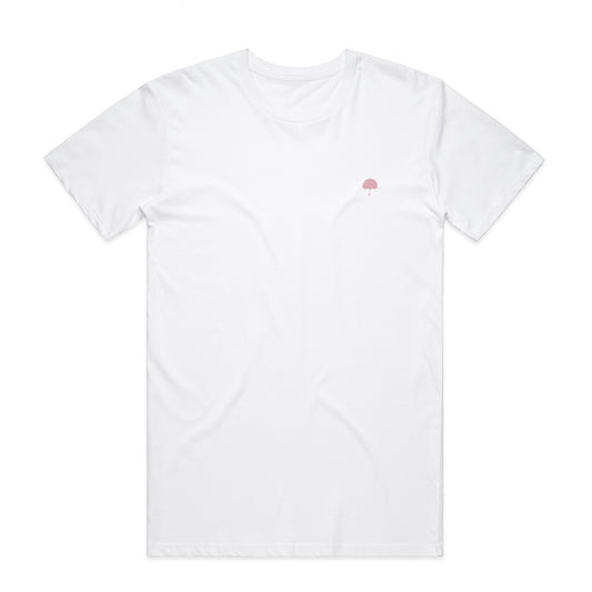 Unisex | Pink October Umbrella Logo | Crew Tee